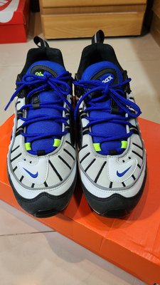 Nike Air Max 98   雪碧 Sprite 640744-103 黑白藍 US9.5 二手