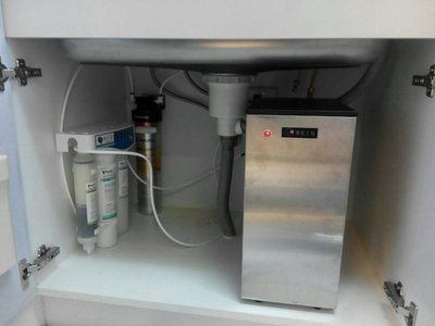 德克生活HS-488 雙溫廚下 冷熱飲水機 熱水機 廚下熱水機 (搭配316L不銹鋼雙溫鵝頸)