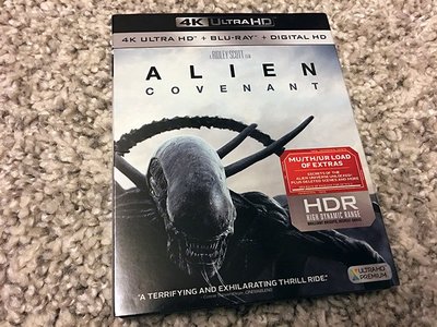 毛毛小舖--藍光BD 異形：聖約 4K UHD+BD 外紙套限定版(中文字幕) Alien: Covenant