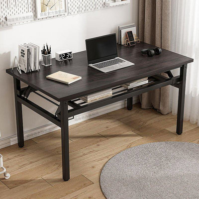 免安裝折疊桌子簡易雙層電腦桌台式學生家用小書桌臥室~特價