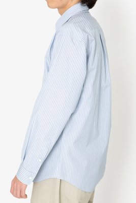 2022SS AURALEE FINX STRIPE SHIRTS 藍色條紋5號| Yahoo奇摩拍賣