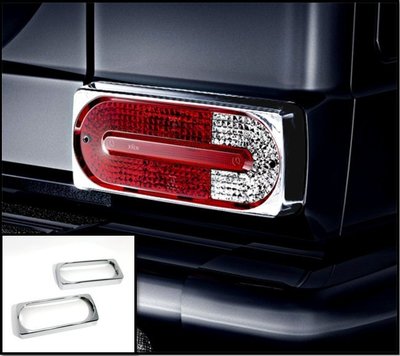 圓夢工廠 Benz G W463 G320 G350 G500 G550 2006~2018 改裝 鍍鉻 車燈框 後燈框