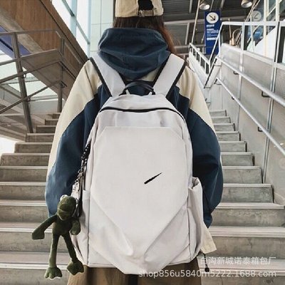 【熱賣精選】新款雙肩背包男校園初中高中學生書包女韓版大容量電腦旅行包跨境