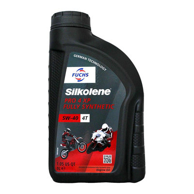 【易油網】FUCHS silkolene Pro 4 5W40 XP 4T 福斯賽克龍 全合成酯類機油