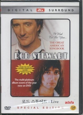 正版全新DVD~DTS洛史都華 現場演唱會Rod Stewart: It Had to Be You - The Gre
