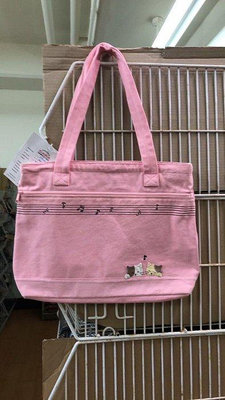 日本卡拉貓～褔利品-樣版音符二貓側背包