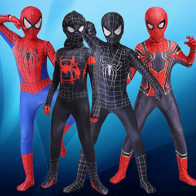 蜘蛛人服飾 復仇者聯盟服裝 超級英雄衣服 cosplay鋼鐵蜘蛛人 學校變裝派對表演服 交換生日禮物 節禮物 9