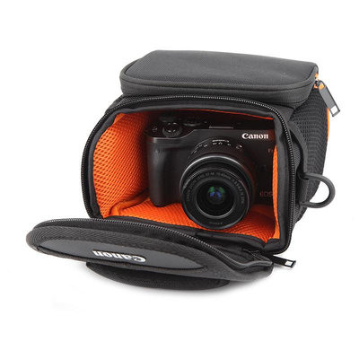 佳能微單EOS-M5 M50 M6 M100 M10 15-45單電便攜攝影相機套相機包