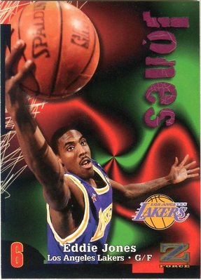 湖人明星後衛 Eddie Jones 1997-98 Z-force 球卡[8]