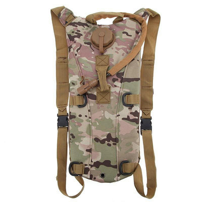 戶外水袋背包3L內膽登山騎行水袋背包 多功能戰術雙肩水袋包運動腰包 戰術腰包 手機包 斜挎包