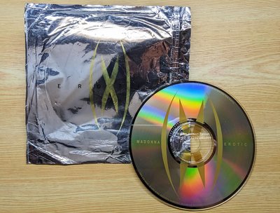 珍貴宣傳CD！非專輯曲目 Madonna 瑪丹娜 Erotic (1992年寫真集特別版 PRO-CD-5648)