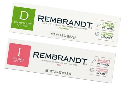【雷恩的美國小舖】美國Rembrandt 林布蘭深層潔白深層淨白牙膏 99.2g