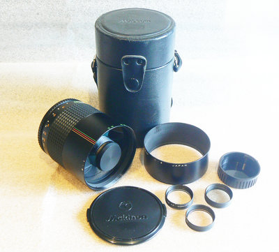 【悠悠山河】庫存新品 完整套裝 微距反射鏡 Makinon 500mm F8 Macro Nikon口 鏡片透亮完美無傷