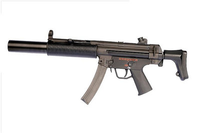 台南 武星級 BOLT MP5 SD6 衝鋒槍 滅音管版 EBB AEG 電動槍 黑 獨家重槌系統 唯一仿真後座力