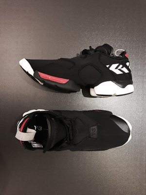 經典黑紅 二手美品 Adidas Y-3 KOHNA PRINTED NEOPRENE 忍者鞋 黑白 y3 pump