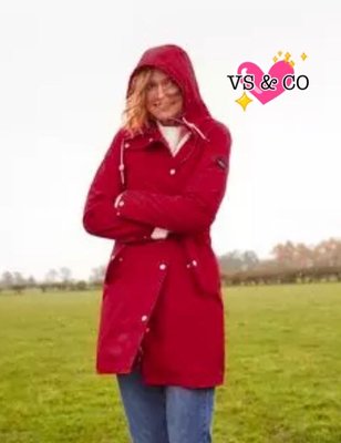 ❤️VS &amp; CO❤️英國outlet代購 Joules防風防水風衣外套 可當雨衣 長版中長版風衣外套