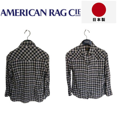 【皮老闆】二手真品 AMERICAN RAG CIE 衣服 上衣 長袖 日本製 E618