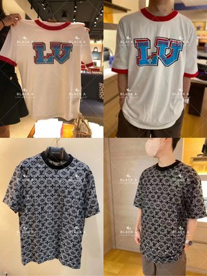 【BLACK A】LV 22FW 秋冬新款男裝系列 短袖T-shirt 短T恤、襯衫、毛衣