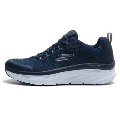 【Ｅ．Ｐ】SKECHERS D'LUX WALKER-PENSIVE 慢跑鞋 假鞋帶 深藍白 編織 男232045NVY