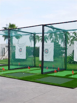 現貨 高爾夫球練習網學校專業比賽練習網揮桿練習器室外室內練習網定制