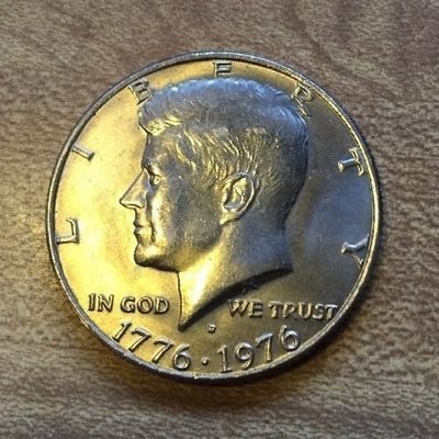 1776 1976 USA 美國 200 週年獨立紀念幣 甘迺迪 舊版大型 流通 鎳幣 1/2 HALF 美元