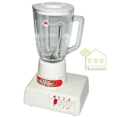 [ 家事達 ]  『全家福』1500c.c冰沙果汁機KU- MX-817A  特價