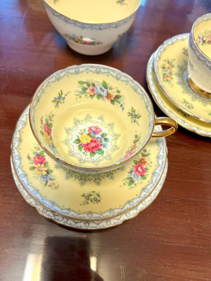 英國皇家骨瓷 Shelley雪萊 三件套下午茶杯碟