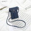 EmmaShop艾購物-正韓迷你長型手機包可提可斜背/仿羊皮革迷你托特包