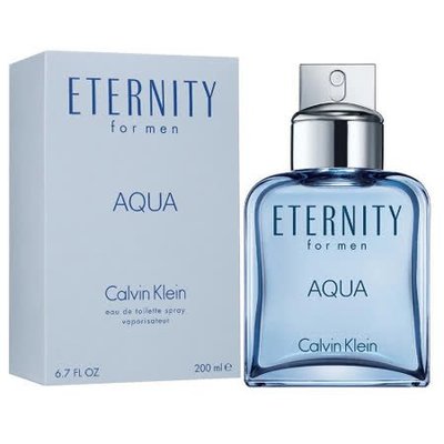 HUAHUA香水美妝 Calvin Klein cK Eternity AQUA 永恆之水 男性 淡香水 200ml