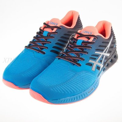零碼出清~Asics Fuzex 慢跑鞋-藍/丈青/橘-T639N-4201 特價2390元(含運)《新動力》