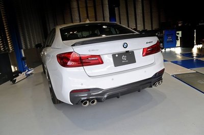 ✽顯閣商行✽日本 3D design BMW G30 碳纖維尾翼 碳纖維鴨尾 空力套件