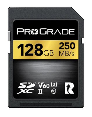 ProGrade 128G SDXC-128Gb UHS-II V60 250mb/s 4K 〔台灣製〕記憶卡