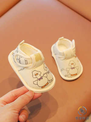 春秋季新生兒布底鞋卡通0-6-12個月嬰兒鞋子春秋款一歲男寶寶步前.
