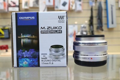 【日產旗艦】OLYMPUS M.ZUIKO DIGITAL 17mm F1.8 黑/銀色 大光圈 定焦鏡 廣角鏡 平輸