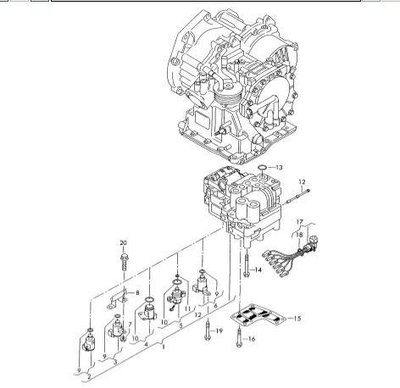 VW 1995~2001年 POLO 變速箱閥體 全新品 原廠件