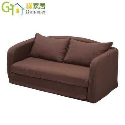 【綠家居】班爾 時尚亞麻布拉合式機能沙發/沙發床(二色可選)