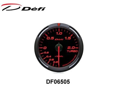 【Power Parts】DEFI RACER GAUGE 高反差TURBO錶 52mm(紅) DF06505