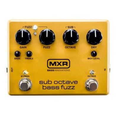 Dunlop M287 MXR 貝斯八度音效果器【Dunlop Sub Octave Bass Fuzz Pedal】