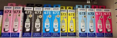 (六色各一瓶整組出售)EPSON L805 L1800專用原廠墨水匣 共六色 原廠盒裝現貨