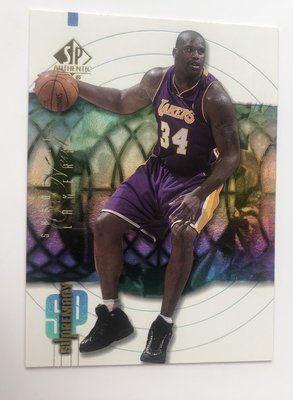 【NBA】2001 SP AUTHENTIC  SHAQUILLE O'NEAL 特卡 #S1俠客 歐尼爾