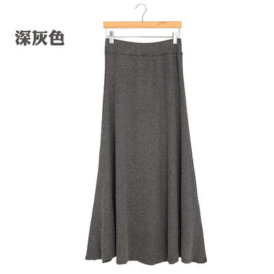 品名: 波西米亞大擺裙長裙魚尾裙(灰色) J-13623