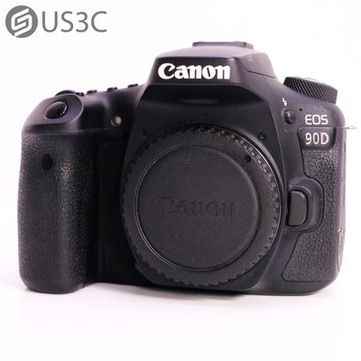 【US3C-青海店】【一元起標】公司貨 Canon EOS 90D 單機身 WiFi 快門少於8000次 45點十字對焦 3250萬畫素 APS-C 單眼相機