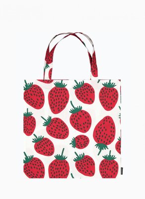 現貨 限定日本🇯🇵 marimekko Mansikka 草莓手提袋