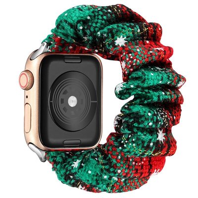 蘋果尼龍彈性帶尼龍運動錶帶適用Apple Watch 6 Se 5 4 3 2 44Mm 42Mm 38 40 mm