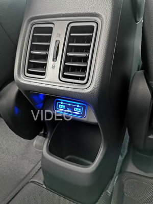 威德汽車 本田 23 HONDA HRV 專用 原廠型 後座 TYPE-C USB 扶手 充電座 增設 QC