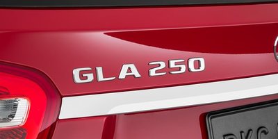 圓夢工廠 Benz 賓士 GLA X156 GLA220 GLA250 2016~2019 後車箱字貼車標 鍍銀
