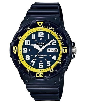 【 幸福媽咪 】CASIO 卡西歐 公司貨 防水100M運動潛水錶 MRW-200HC-2B