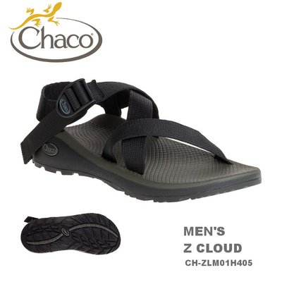【速捷戶外】美國 Chaco CH-ZLM01H405 越野紓壓運動涼鞋-標準 男款(黑色) Z/CLOUD ,戶外涼鞋