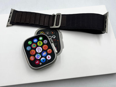 §上進心集團§Apple Watch Ultra2 49mm LTE 鈦金屬 高山錶環 外觀不錯 保固2024/11 蘋果 25