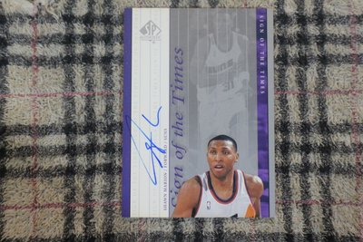 Shawn Marion 99-00 SPA Sign of the Time RC 經典駭客前鋒 早期新人親筆簽名卡